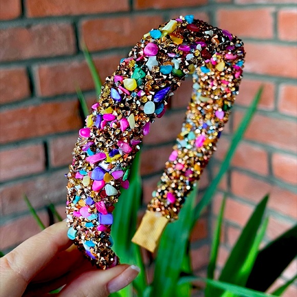 Handmade Headband with Stones - Picture 1 of 2